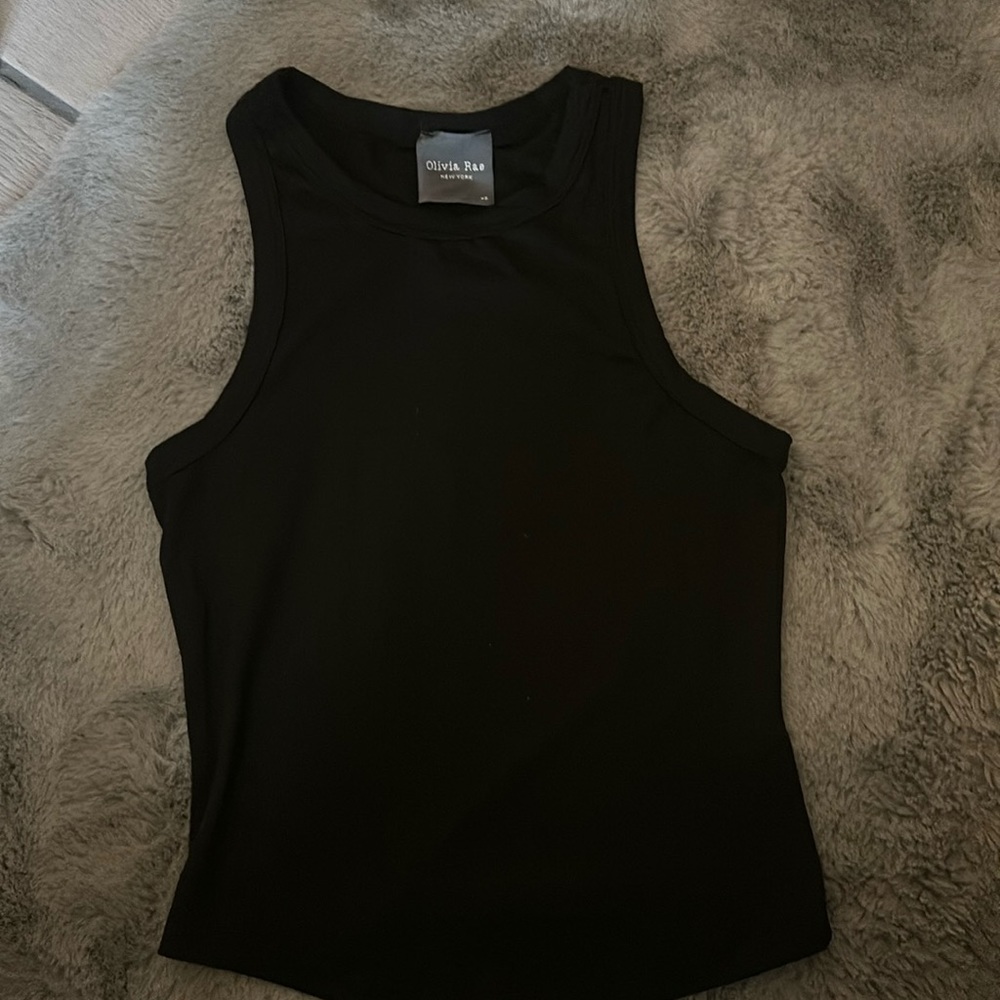 Black Olivia Rae crop